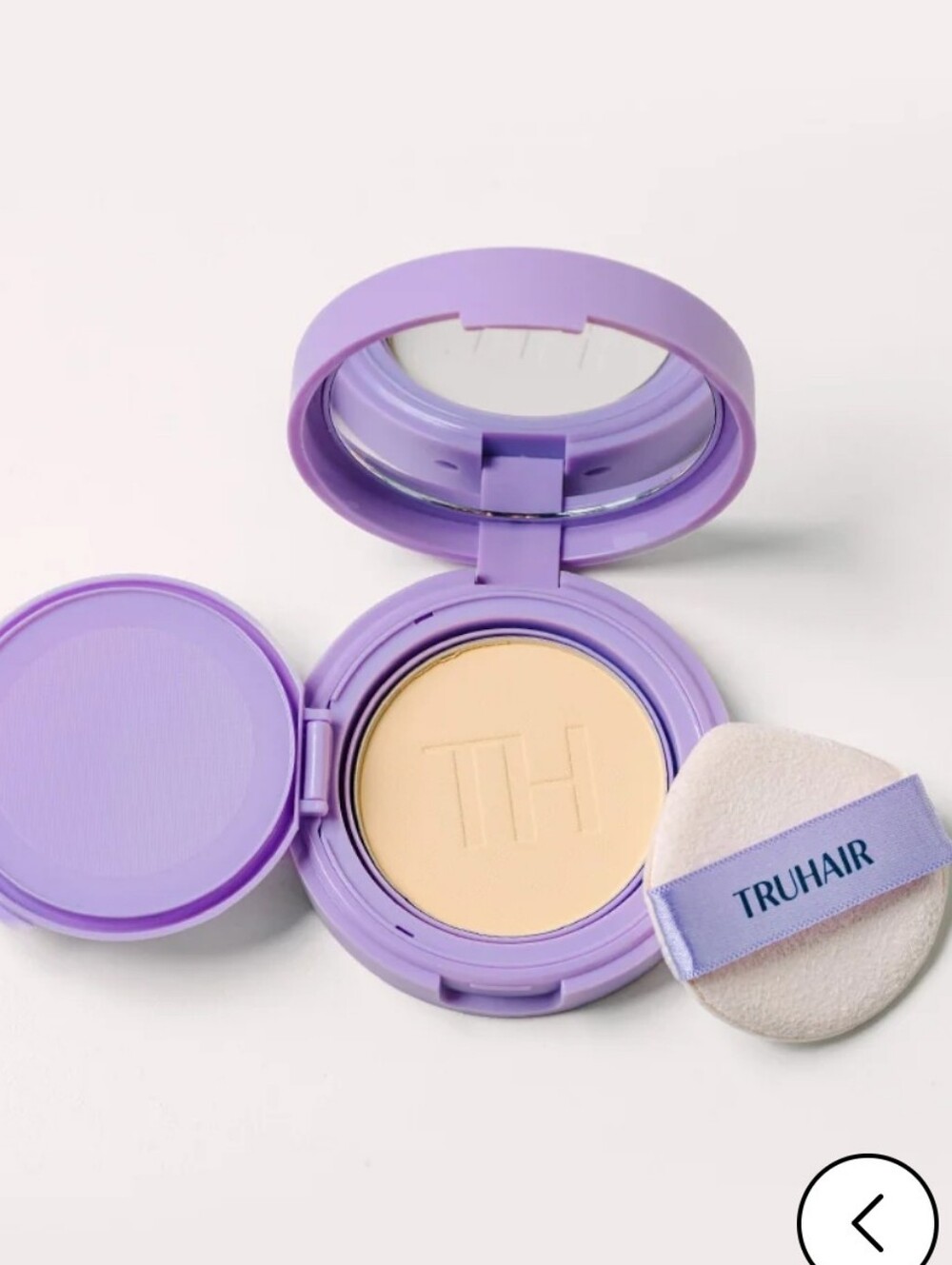 Truhair Light Blonde Root & Scalp Cover Up Pressed Powder Hair Compact